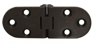 CERNIERA A BISCOTTO IN OTTONE CON FERMO 30X80 BRONZATA