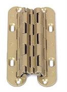 *CERNIERA INVISIBILE IN OTTONE APERTURA 180ø 52X46 ORO