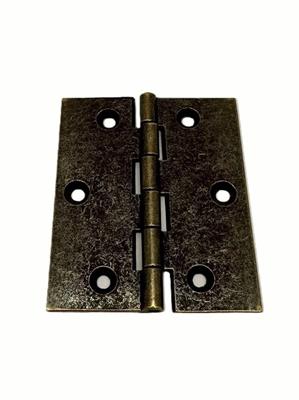 CERNIERA A LIBRO IN OTTONE FRESATO 30X30 BRONZATA