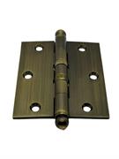 CERNIERA IN OTTONE C/POM. 3,5*3 BRONZATA