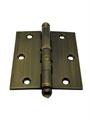 CERNIERA IN OTTONE C/POM. 3,5*3 BRONZATA