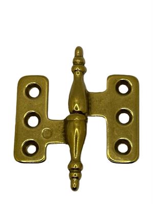 CERNIERA IN OTTONE ALI PIANE 65X55 DX ORO