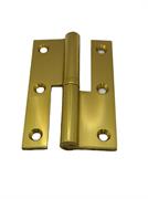 CERNIERA A LIBRO IN OTTONE 100X65 DX ORO