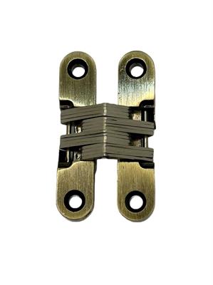 CERNIERA INVISIBILE IN ZAMA 45X13 BRONZATA