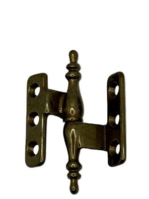 CERNIERA IN OTTONE ALI ZANCATE 65X55 SX BRONZATA