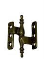 CERNIERA IN OTTONE ALI ZANCATE 65X55 SX BRONZATA