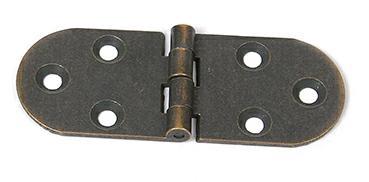 CERNIERA A BISCOTTO IN OTTONE SENZA FERMO 30X80 CROMO