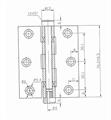 CERNIERA IN FERRO 3X2,5 BRONZATA