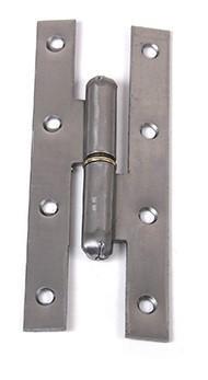 PAUMELLES IN FERRO SX MM110*55 ZINCATA GREZZA