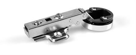CERNIERA P/VETRO C/CLIPS S.35 AP.105ø C.15 SOFT NICH.C/BASE