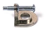 SUPPORTO DI METALLO CON PERNO M4 ZINCATO