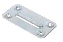 PIASTRINA A 4 FORI 3,5*7 ZINCATA
