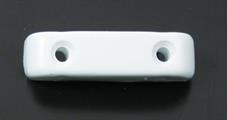 FERMAPORTE IN PLASTICA FORATO 7,5X39 BIANCO