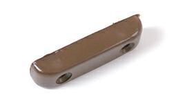 FERMAPORTE IN PLASTICA FORATO 7,5X39 MARRONE