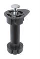 PIEDINO IN PLASTICA H10 CM NERO (CONFEZIONE 4 PZ.)