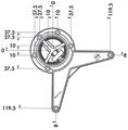 GAMBA PER ISOLA 90 H.690 80 CROMO