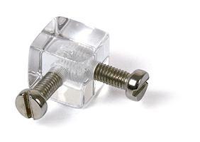 *ANGOLO PRISTAL A 2 VITI 20X20 TRASPARENTE