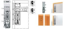 REGGIPENSILE NASCOSTO MM.8 DX ZINCATO
