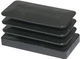 PUNTALE TUBO RETTANGOLO 30X100 NERO
