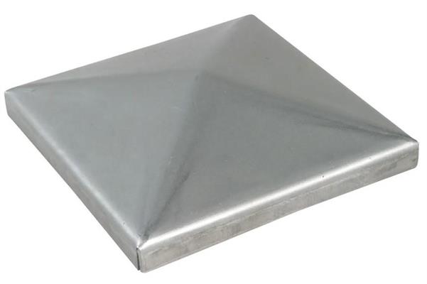 COPRIPILASTRO IN ACCIAIO QUADRO 30X30MM GREZZO