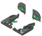 SET REGOLAZIONE 3D GRIGIO SCURO