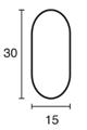 TUBO ARMADIO 30*15 MT.3 ORO