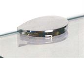 REGGIMENSOLA PER VETRO 49,5X25mm CROMATO
