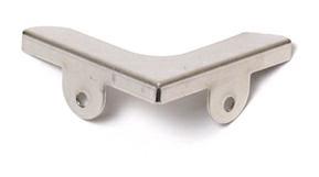 GANCIO FERMASPECCHIO AD ANGOLO 13X38 NICHELATO