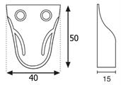 REGGITUBO IN PLASTICA BIANCO