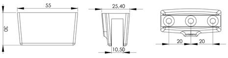REGGIMENSOLA PER VETRO FINO A 10MM CROMO