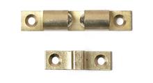 CRICCHETTO IN OTTONE A 2 SFERE 60MM ORO