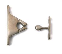 PINZA FERMAPORTE IN OTTONE CON INCONTRO AD AVVITARE CROMSAT