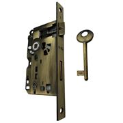 E0SERRATURA BORDO QUADRO ENTRATA 45 DISTANZA 70 BRONZATA