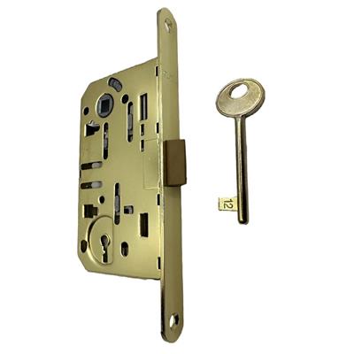 SERRATURA SCROCCO IN NYLON CENTRALE ENT.50 DIST.90 ORO