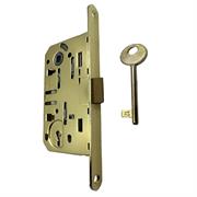 SERRATURA SCROCCO IN NYLON CENTRALE ENT.50 DIST.90 ORO