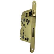 SERRATURA BORDO TONDO DOPPIO QUADRO ENT.50 DIST.70 ORO