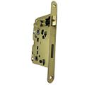SERRATURA BORDO TONDO DOPPIO QUADRO ENT.50 DIST.70 ORO