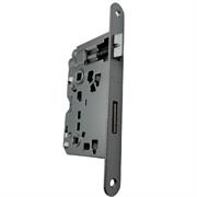 SERRATURA BORDO TONDO DOPPIO QUADRO ENT.50 DIST.70 CROMSAT