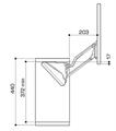 MOVIMENTO VERTICALE EVO DA 440 MM GRIGIO