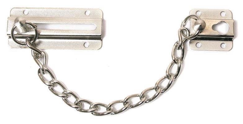 CATENELLA IN FERRO PER PORTE 35X75 NICHELATA