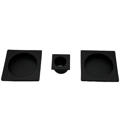 KIT QUADRO CIECO IN ZAMA PER PORTE SCORREVOLI NERO