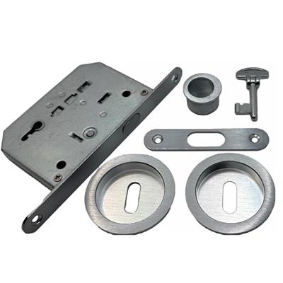 KIT TONDO C/CHIAVE PER PORTE SCORREVOLI CRSAT