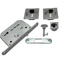 KIT QUADRO CON CHIAVE PER PORTE SCORREVOLI CROMO