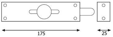 *CATENACCIO IN OTTONE MM.200 ORO