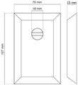 PROTETTORE BLOK 107X70X15 PVD