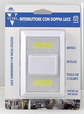 INTERRUTTORE CON DOPPIA LUCE LED