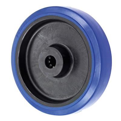 RICAMBIO RUOTA IND.IN GOMMA ELASTICA BLU MM 125