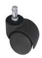 RUOTA IN PLASTICA A INNESTO RAPIDO 50MM NERA