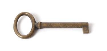 CHIAVE PER MOBILE 52 MM BRONZATA
