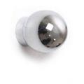 POMOLO IN OTTONE 15MM H18 CROMO